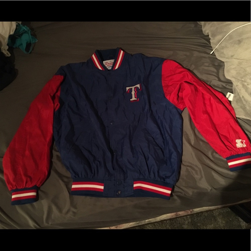 Vintage Texas Rangers baseball jacket